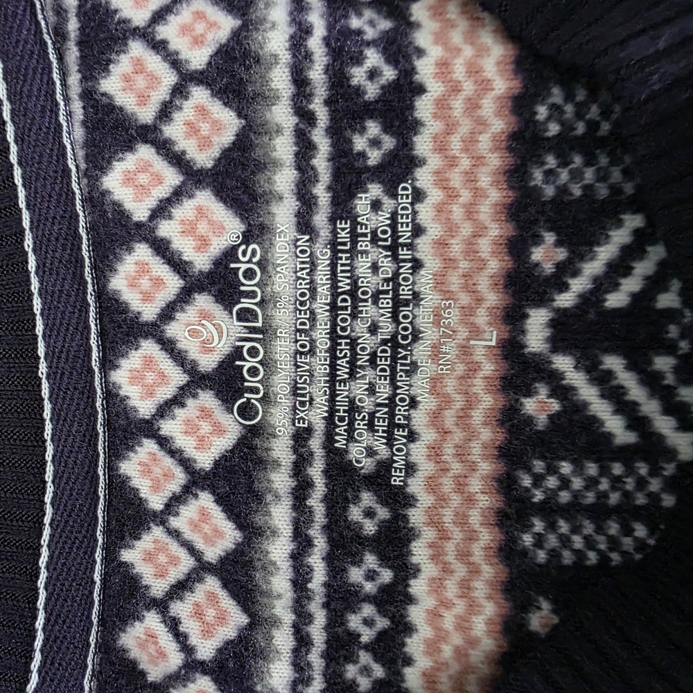 Cuddl Duds Patterned Pj Set